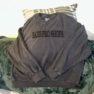 Bass Pro Shops women’s Charcoal Crewneck Sweater